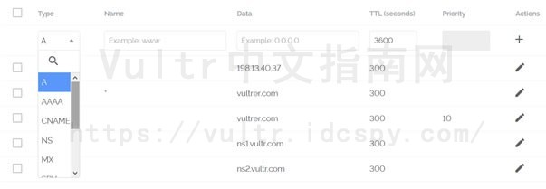Vultr DNS