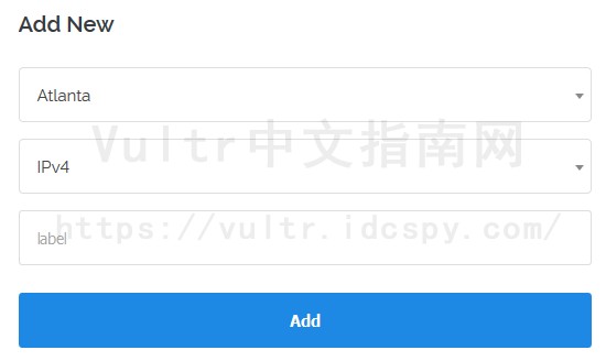 Vultr服务器