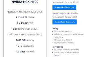 NVIDIA HGX H100